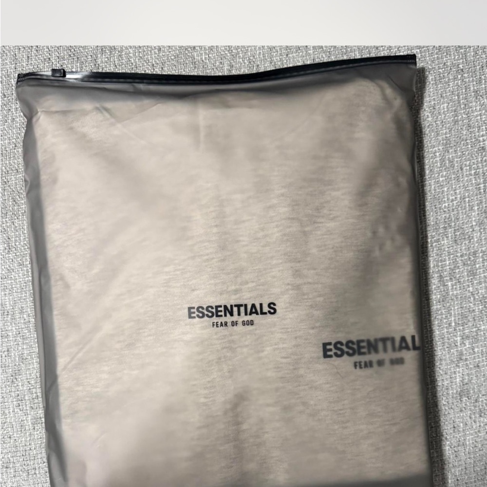 Essentials Men's Light Gray Hoodie and Sweatpants Set - Picture 7 of 8